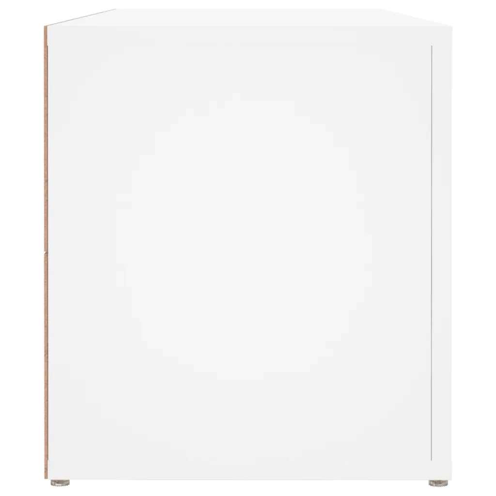 Mobile Porta TV Bianco 100x31,5x35 cm in Legno Multistrato