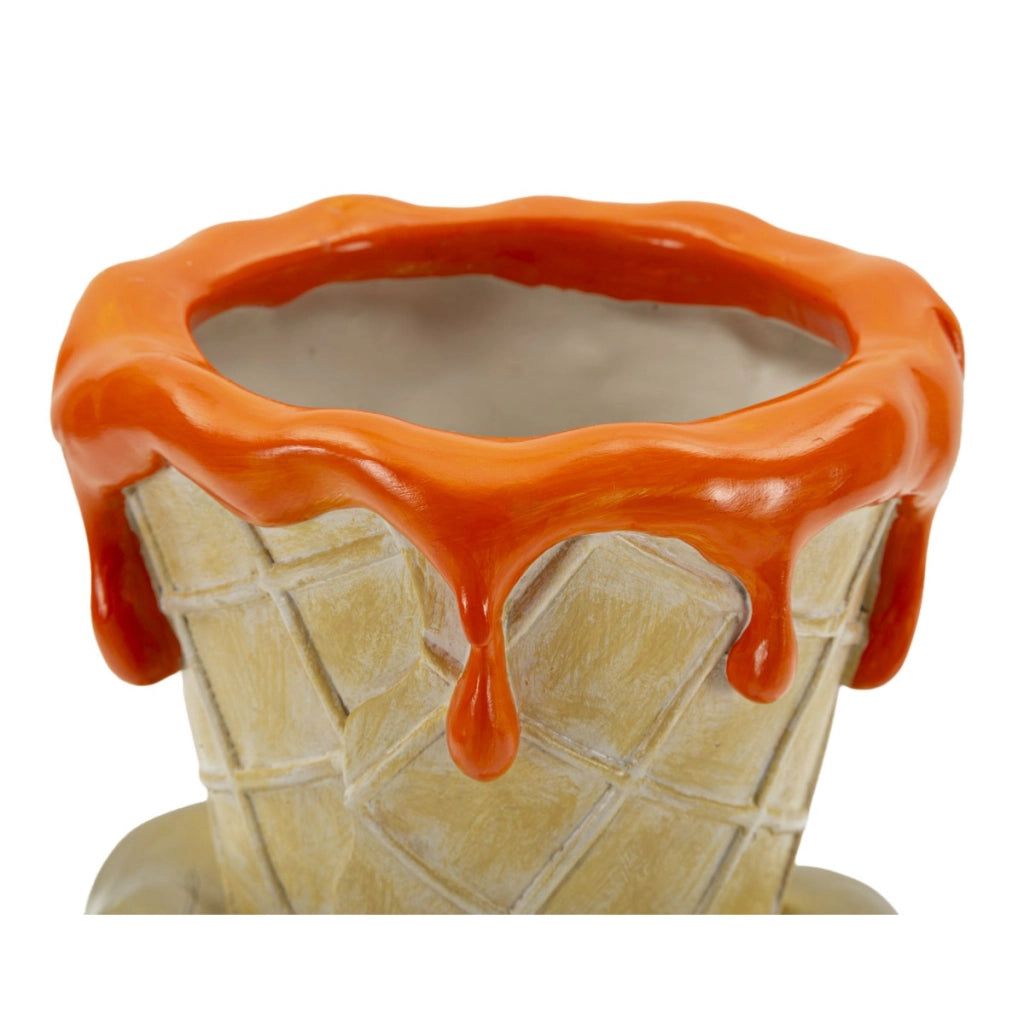 Scultura Gelato, Multicolore, Poliresina, 18x16x26 cm