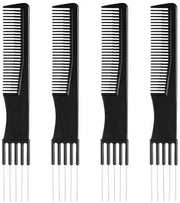 Kit di stile per capelli professionale - 4 pezzi - Nero - Leggero - Duraturo - Alta qualità Acciaio inossidabile - Stile per capelli