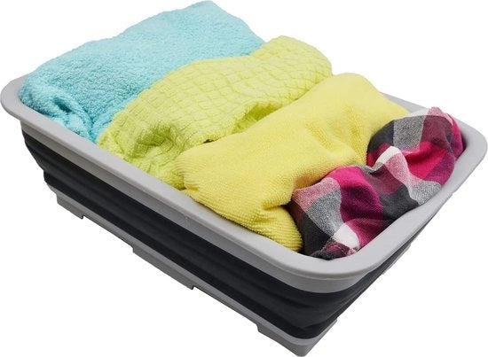 7 litri Portatile, Lavandino pieghevole, Lavabo da viaggio, Lavabo pieghevole (grigio/verde grigiastro)