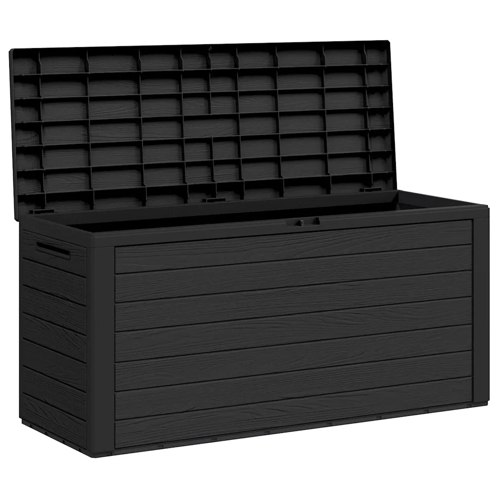 Baule da Giardino Antracite 116x44x55 cm 49445