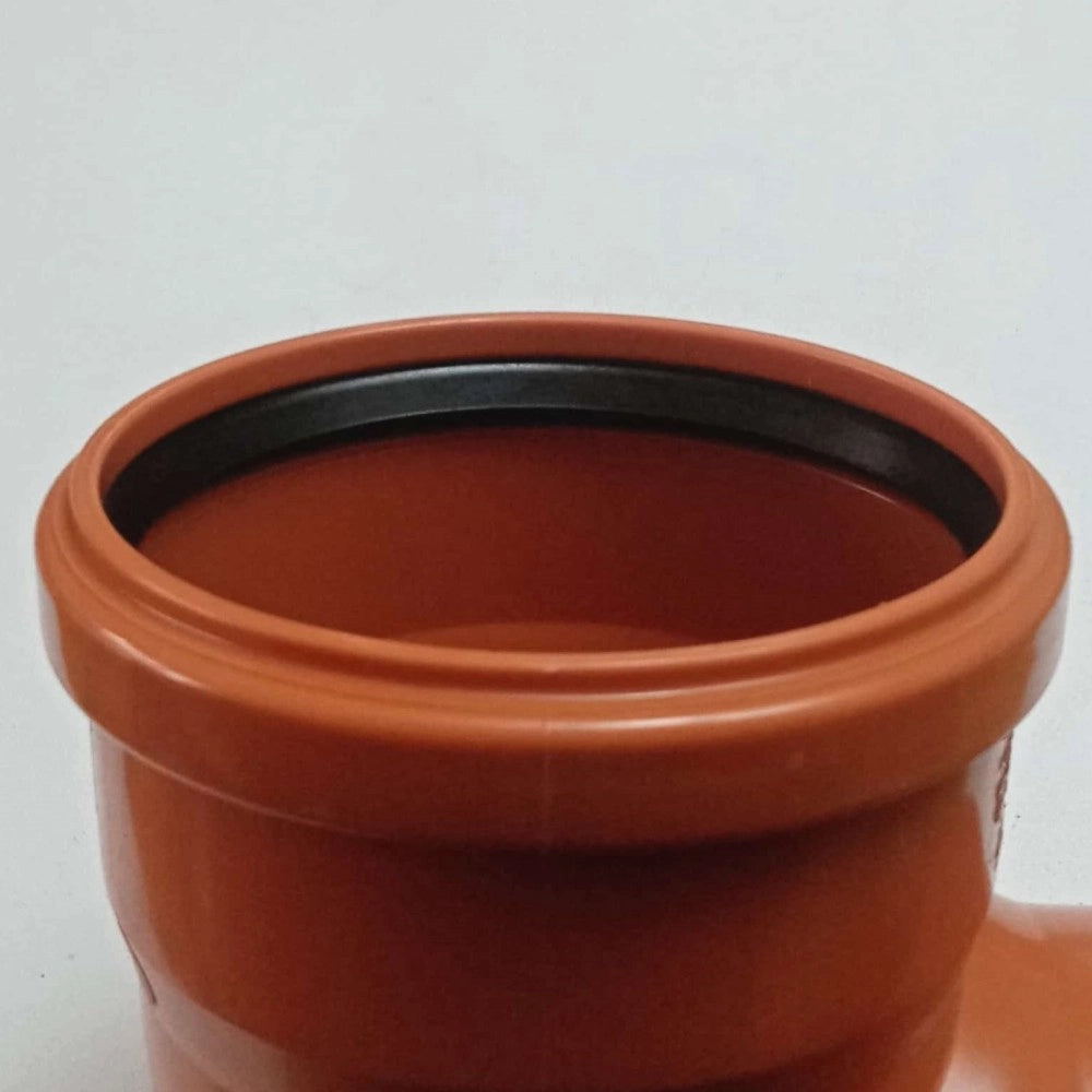 Curva gomito ridotto da 110x100mm 45° raccordo con guarnizione