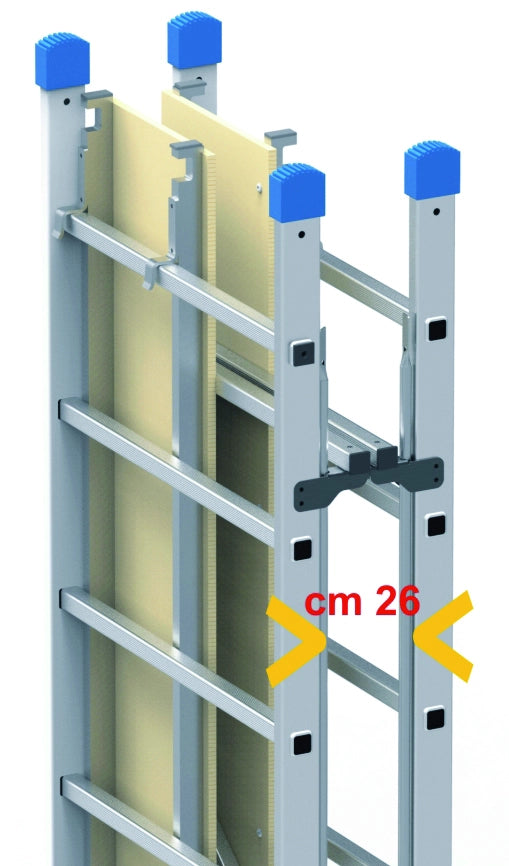 Marchetti PONTEGGIO IN ALLUMINIO RICHIUDIBILE DINAMICO   mt. 1,55 (largh.) x 1,88 (h)
