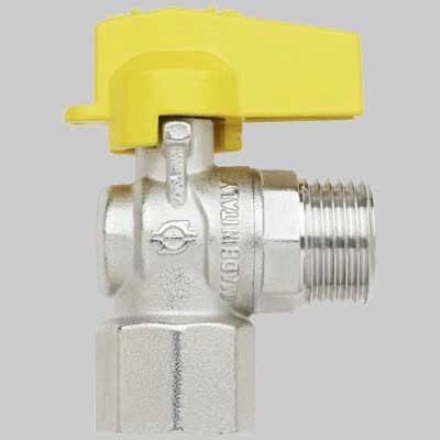 RUBINETTO A SQUADRO GAS F/M  1/2  1/2     F.I.V.