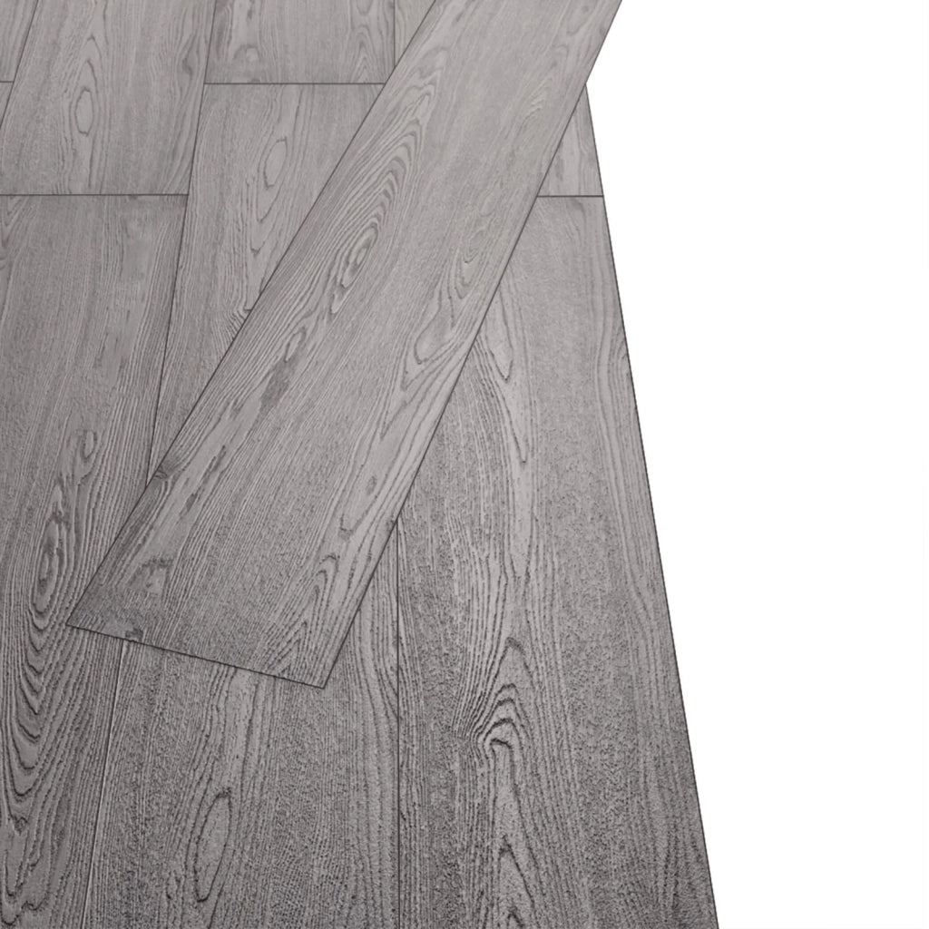 Tavole per Pavimenti 18 pcs Grigio scuro 5,26 m² PVC