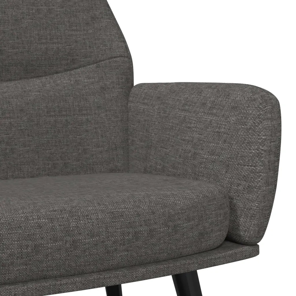 Sedia Relax Grigio Scuro in Tessuto cod mxl 9769