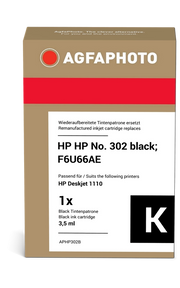 ORIGINAL Agfa Photo Cartuccia d'inchiostro nero APHP302B ~190 Seiten