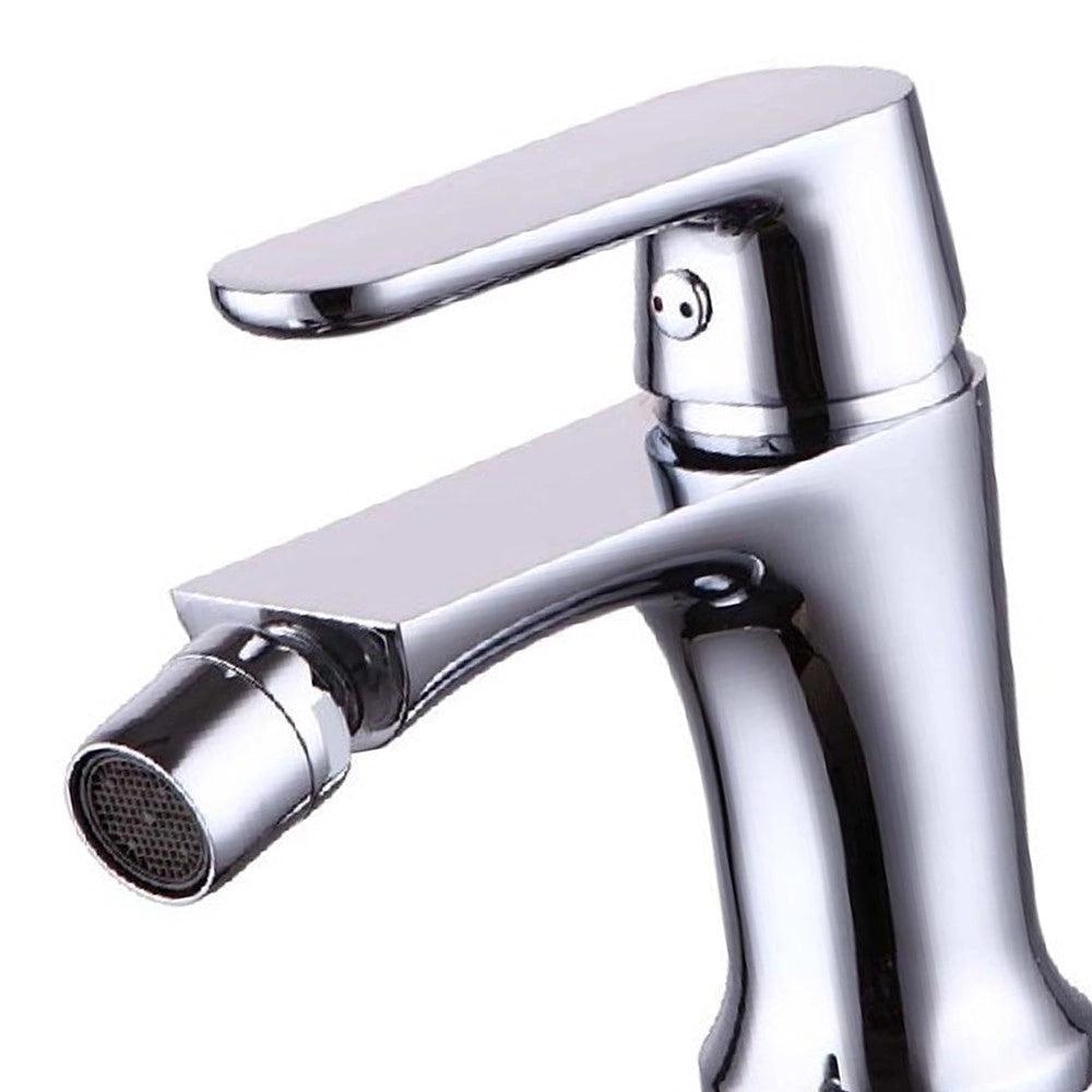Rubinetto bidet finitura cromata, serie ginevra