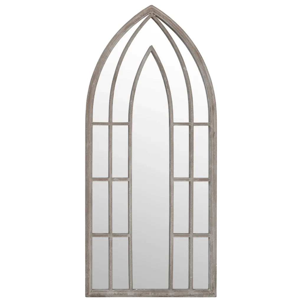 Specchio da Giardino-Specchio Decorativo-Specchio Esterno Sabbia 70x30 cm in Ferro per Uso Esterno 691667