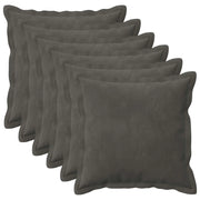 Cuscino con cuscino HOUTEN 6 pz Grigio Scuro Velluto 931850