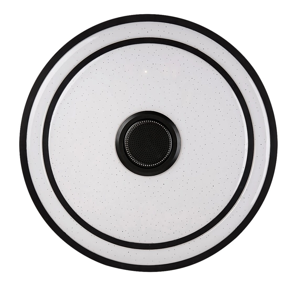 Plafoniera LED RGB Bluetooth Rabalux Nikolaus 39,5cm nera