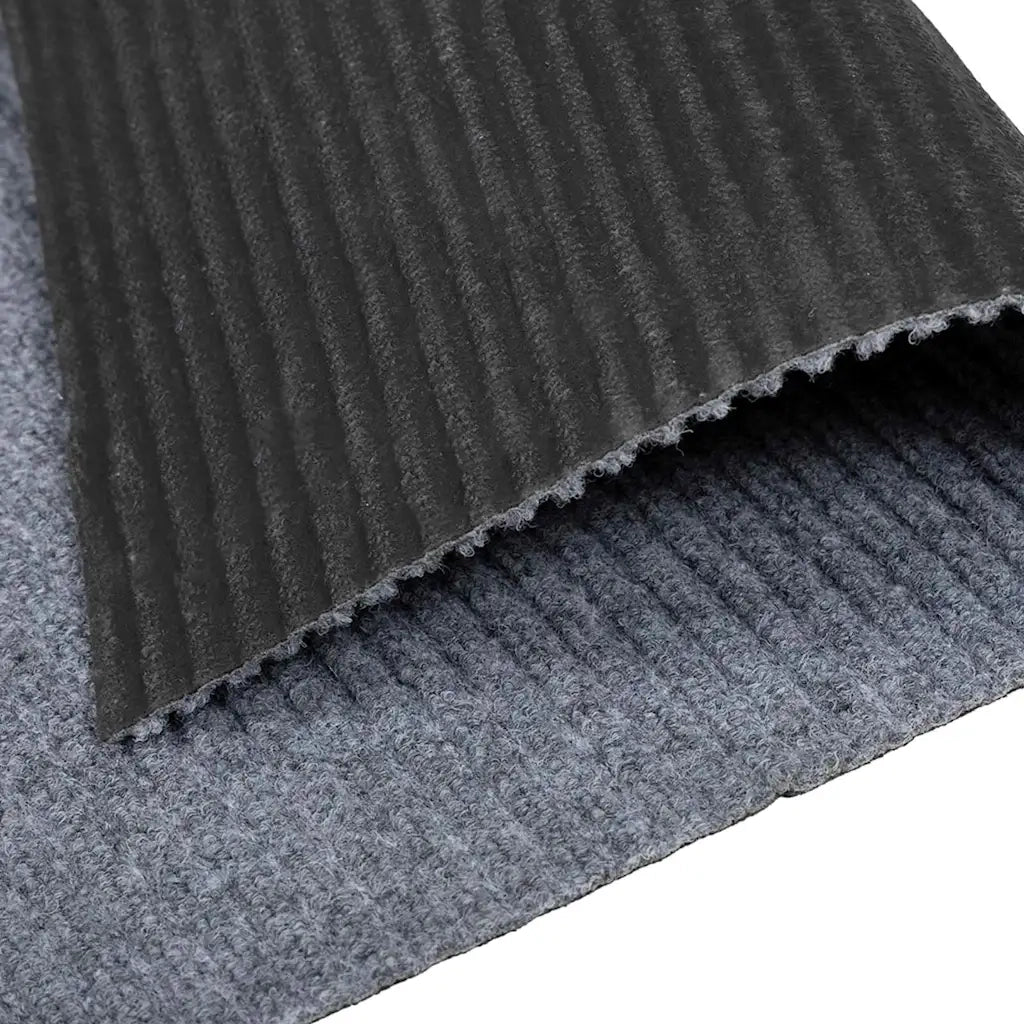 Runner in Moquette Grigio chiaro 100 x 300 cm Tessuto