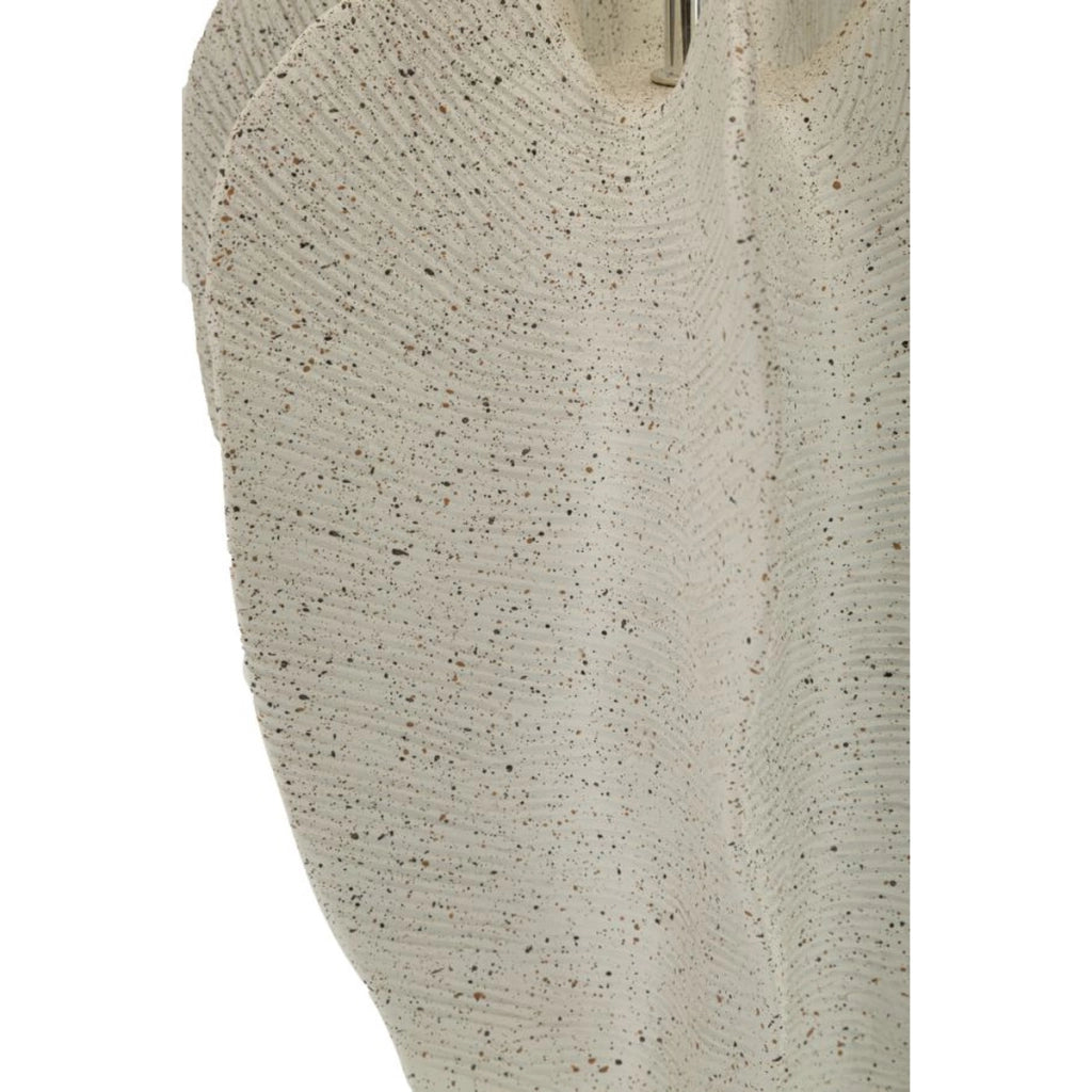 Lampada da Tavolo VKH1130, Bianco, Poliresina, 40x40x63 cm