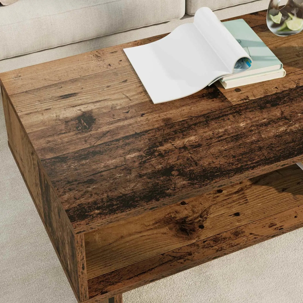 Tavolino da salotto Legno vecchio 100 x 46 x 35 cm