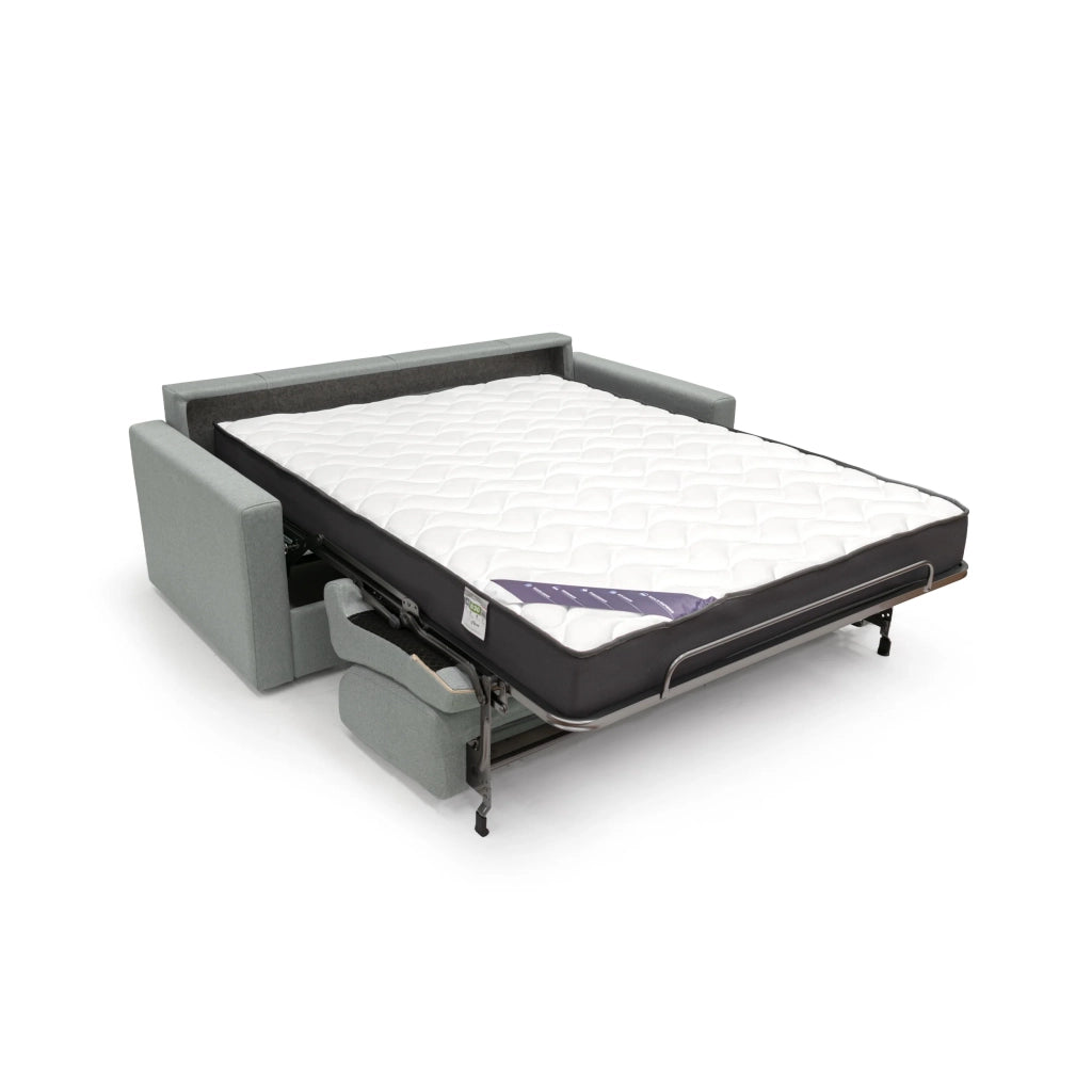 Chris Divano letto matrimoniale tessuto impermeabile 186 cm grigio