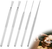 Set di utensili per dettaglio 5 pezzi - Acciaio inossidabile - Utensili per ceramica/Gli utensili - Utensili per aghi - Utensili strutturali - Accessori per modelli - Utensili per ceramica