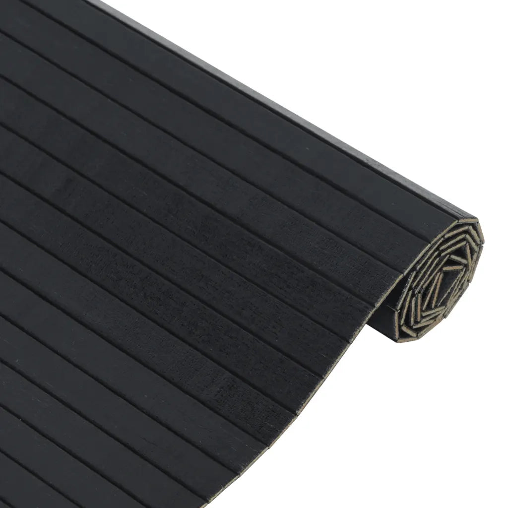 Tappeto Rettangolare Nero 60x400 cm in BambÃ¹