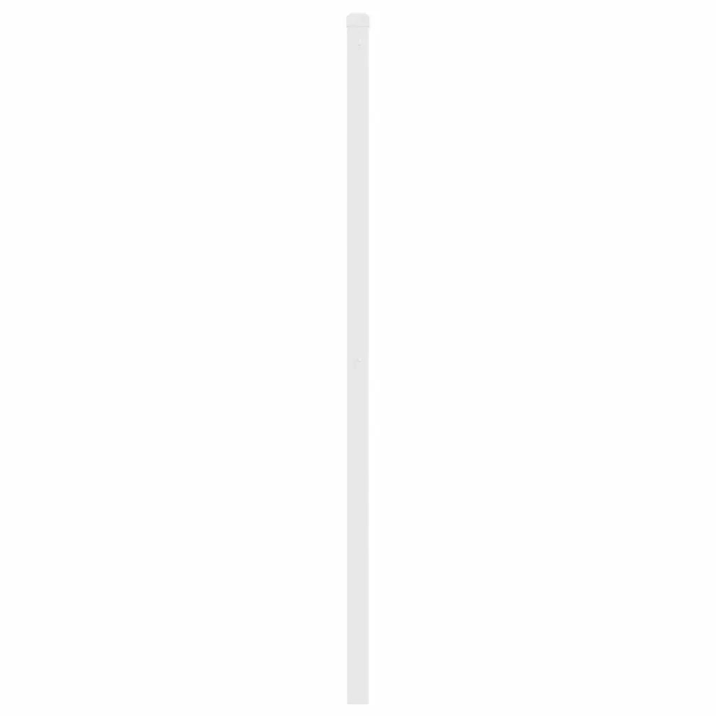 Testiera in Metallo Bianco 200 cm