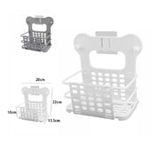 Trade Shop - Portabiancheria Cesto Cestino Pieghevole Portaoggetti Biancheria Casa Bagno 70526 -