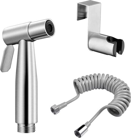 Bidet manuale con tubo Manuale per bidetto con gancio Spremitore per bidetto manuale per bidetto con getto d'acqua