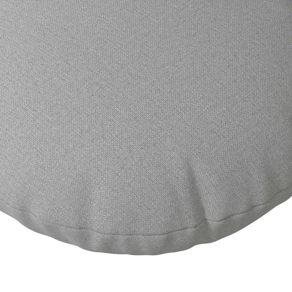 Cuscini per Seduta 2 pcs Grigio Nuvola Ø60 x 21 cm Tessuto
