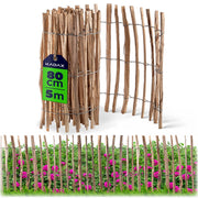 Recinzione protettiva avvolgibile KADAX Hazel Stacket Fence per giardino, 500x80 cm, 4-6 cm.