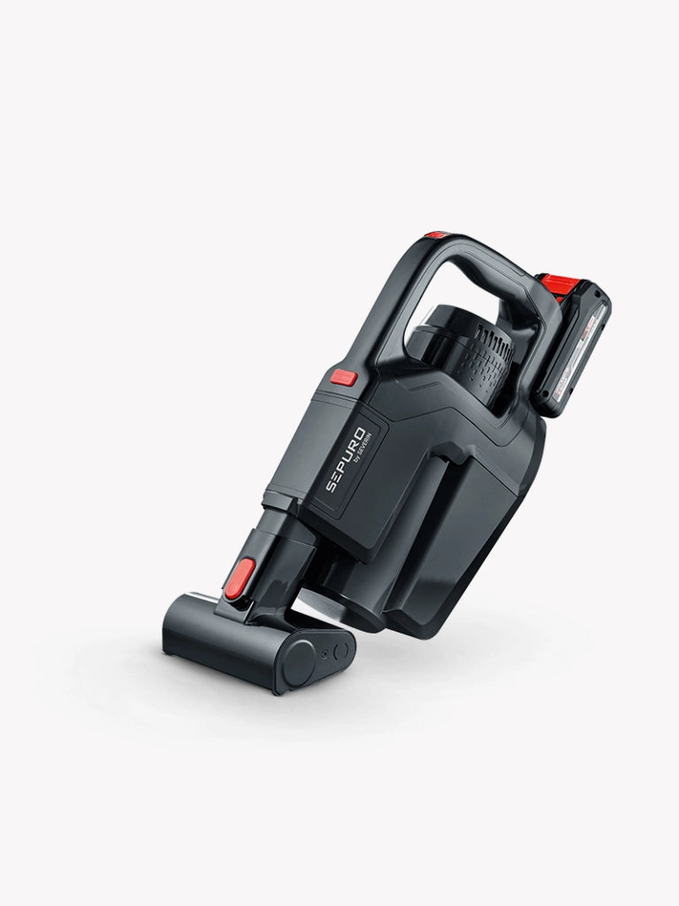 Severin sepuro pro aspirapolvere senza fili hv 7187, aspirapolvere con batteria ricaricabile a lunga durata per pulizia completa, aspirapolvere con sacco raccoglipolvere innovativo