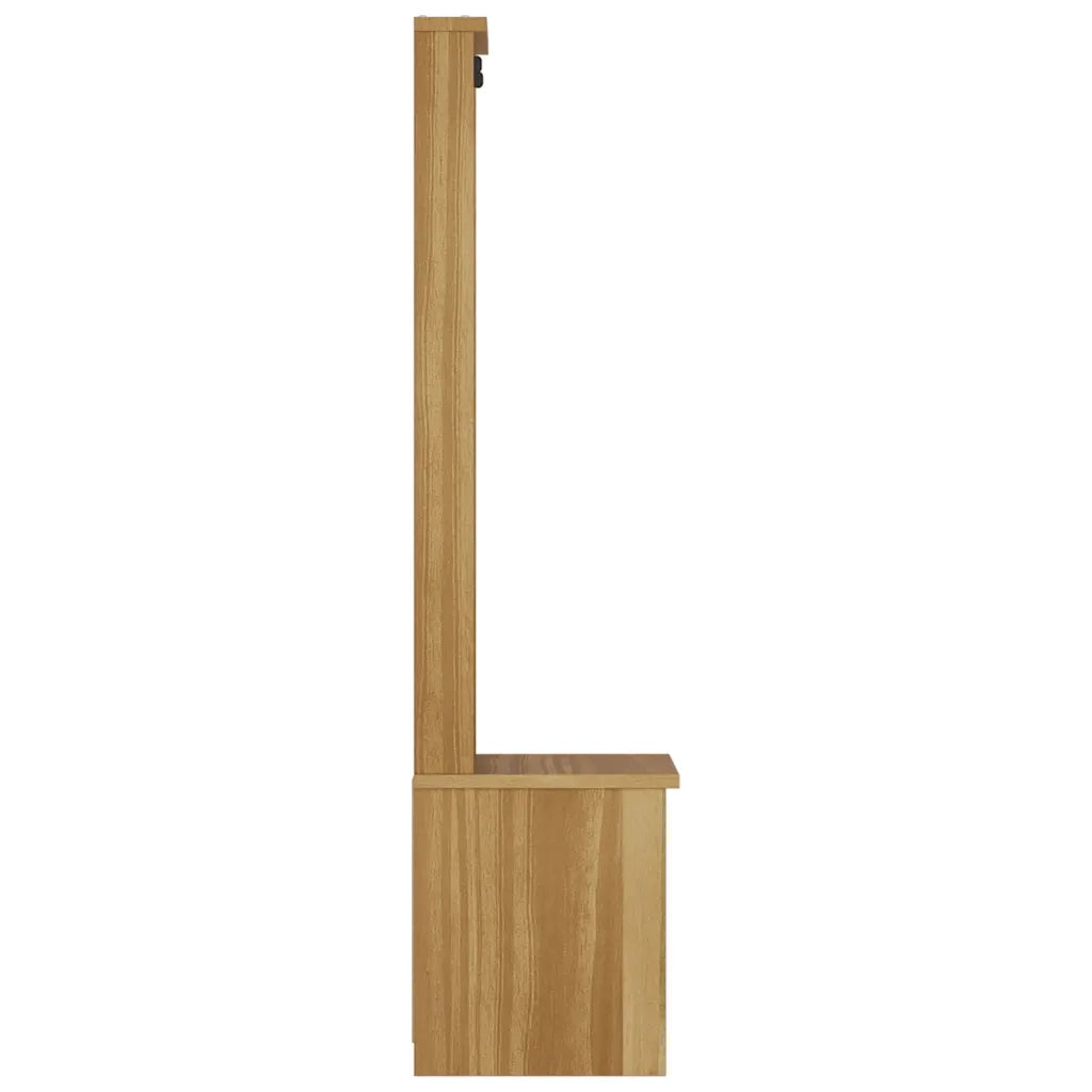 Albero da Ingresso SANDNES 45x40x159,5 cm in Legno di Pino 4010479
