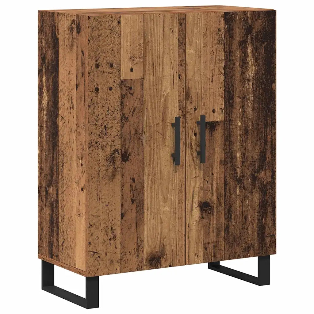 Credenza 2 pcs Legno vecchio Legno multistrato 3394521