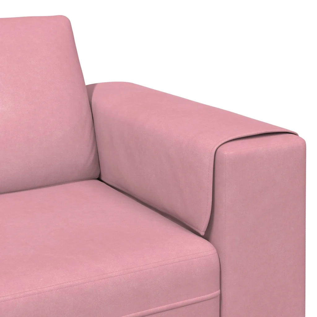 Divano per Soggiorno Rosa 250 x 77 x 76 cm 3335094