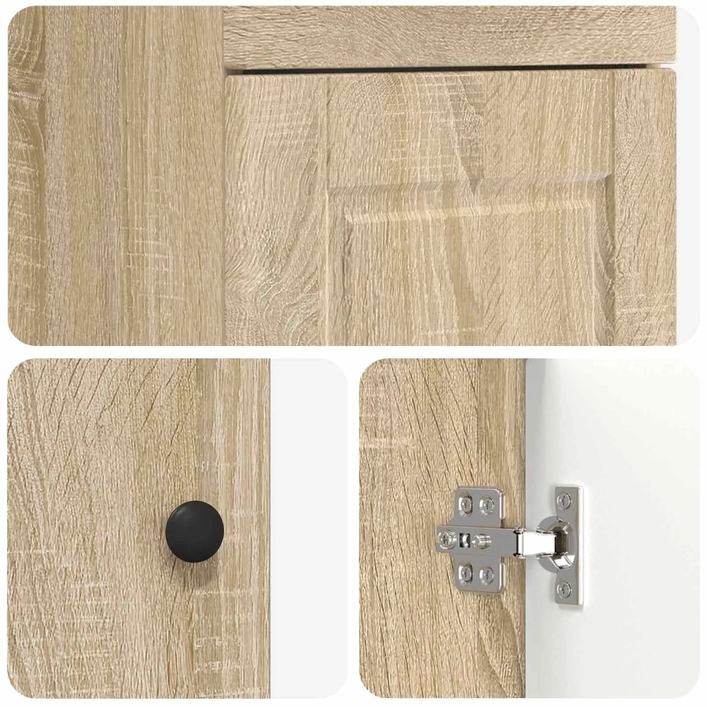 Mobile da bagno con lavabo Rovere Sonoma 42 x 40 x 84,5 cm