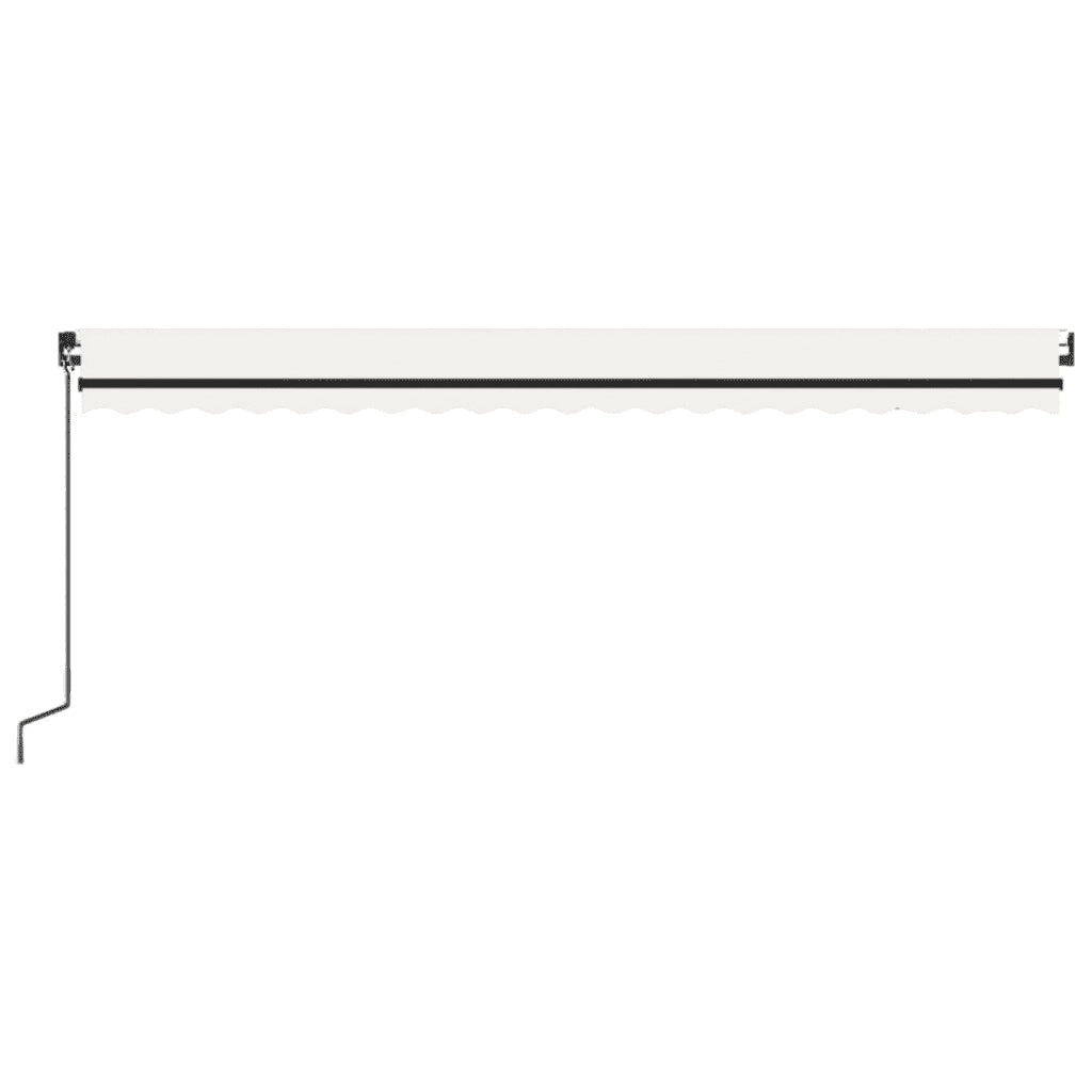 Tenda da Sole Retrattile Manuale 500x300 cm Crema 3069137