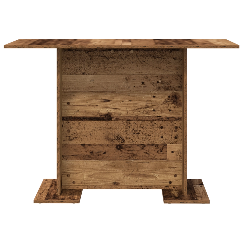 Tavolo da pranzo  in legno antico 110x60x75 cm in legno ingegnerizzato