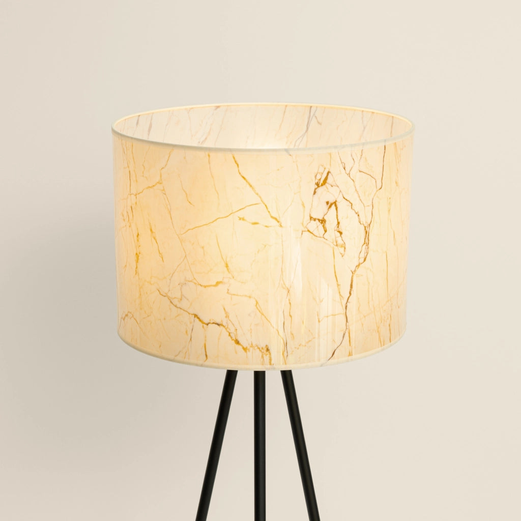 Lampada da terra PURELA treppiede marmo beige E27 Pure Lume
