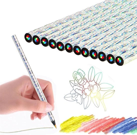 Pastelli a colori multi - Diverse colori - Materiali artistici per adulti - Disegno, scrittura, schizzi