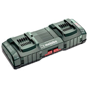 Metabo 627495000 ASC 145 DUO Caricabatterie Doppio Rapido 12 36 V con Tecnologia AIR COOLED Due Porte USB 1 5 A ciascuna Peso 1 49 Kg colore Nero