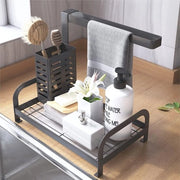 Organizzatore per la doccia - Sedia per spugne e ripostiglio per asciugamani multifunzionale per cucina e bagno