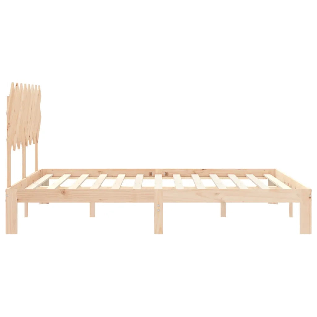 Giroletto senza Materasso 160x200 cm in Legno Massello di Pino 3193736