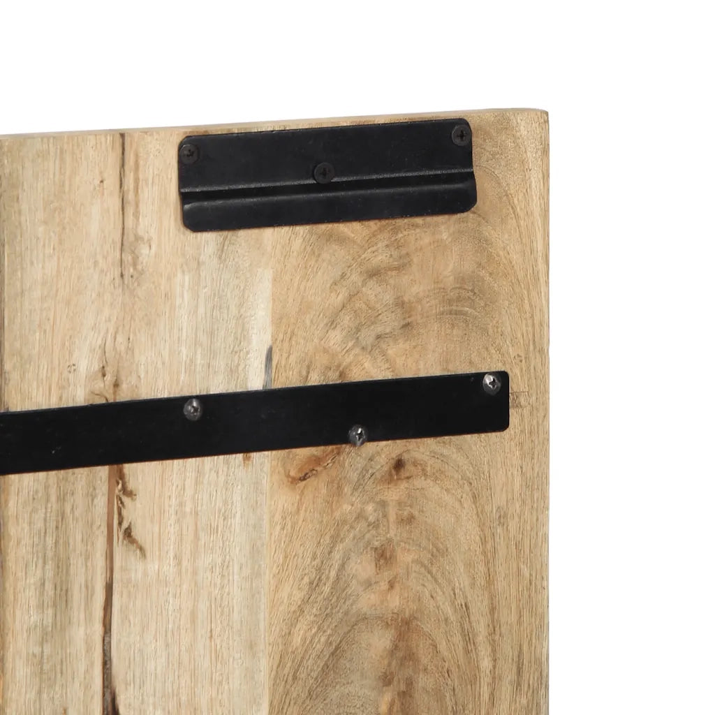 Testiera | Testata 140 cm in Legno Massello di Mango Grezzo