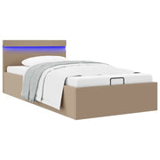 Giroletto Idraulico con LED Cappuccino Similpelle 100x200cm 285559