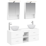 Set di mobili per il bagno 5 pcs Bianco 3406719
