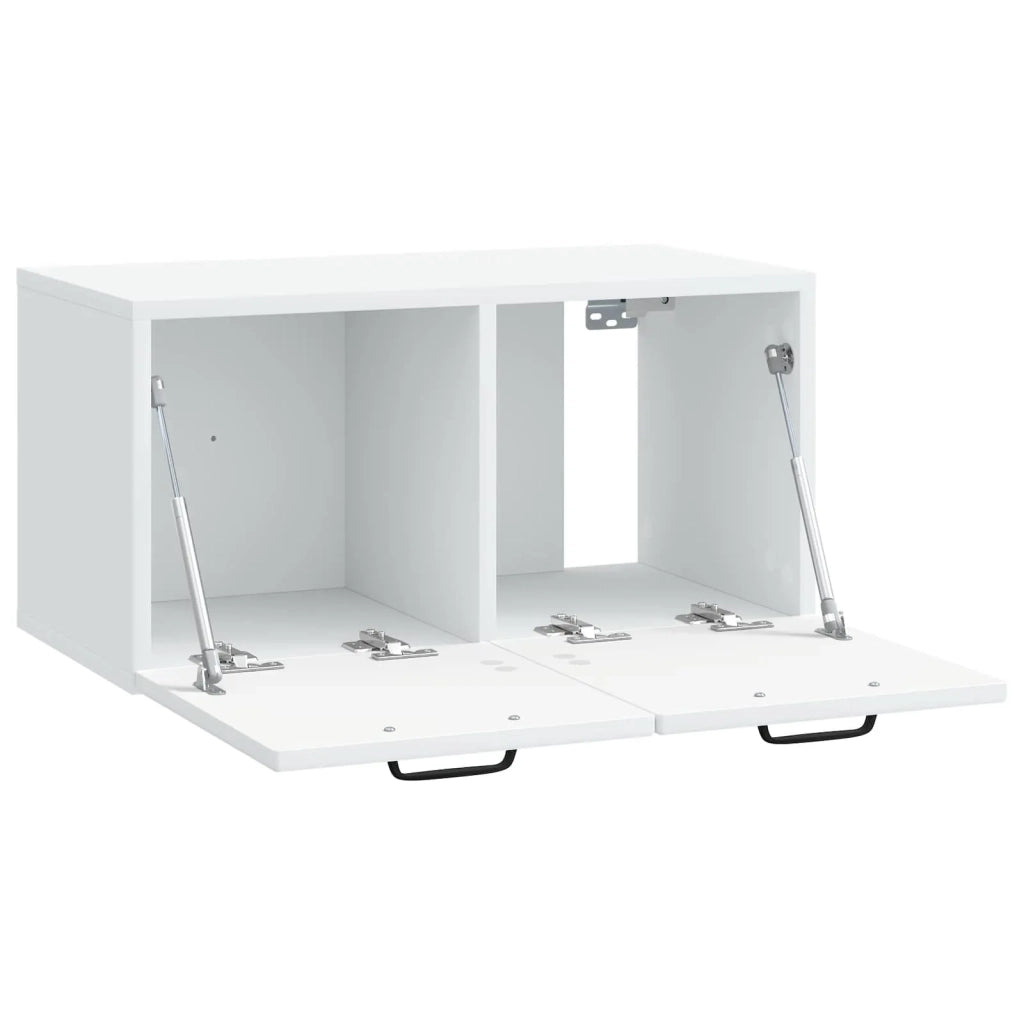 Mobile Porta TV da Muro Bianco 59,5 x 31 x 30 cm 899385