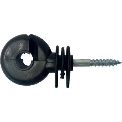 ISOLATORE ELETTRORECINZIONE OCCHIOLO VITE LEGNO - X FILO + CORDA- 50 pezzi