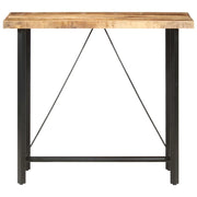 Tavolo da Bar 120x58x107 cm in Legno Ruvido di Mango 286611