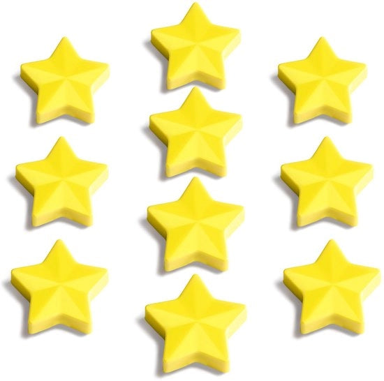 Magnetici per lavagne, forti mini stelle gialle magneti - 10 pezzi Decorativi magneti per frigoriferi | Decorativi forti magneti | Piccoli magneti per lavagne bianche per lavagne scolastiche, lavagne da parete, lavagne da attaccare, uffici