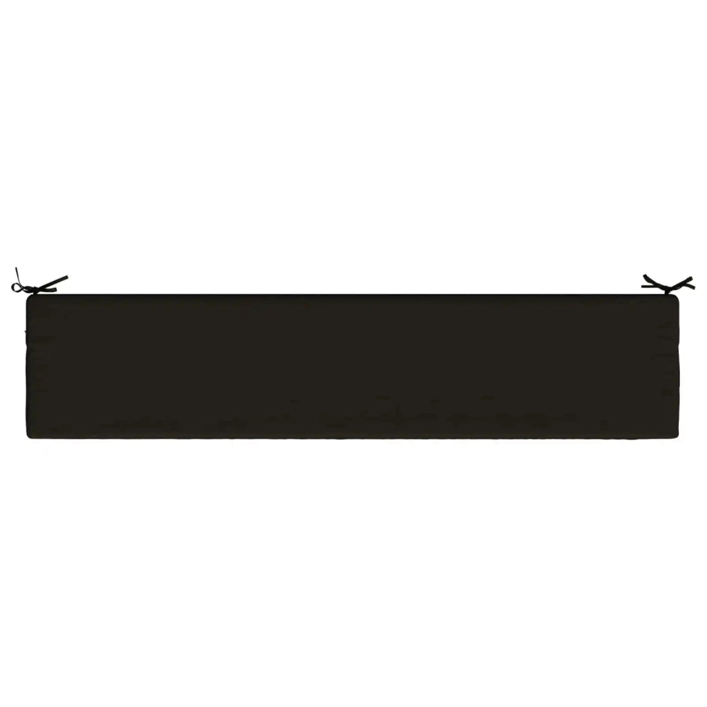 Cuscini per Panchina a 2 Pezzi SOEST 2 pz 100% Poliestere Nero 949095