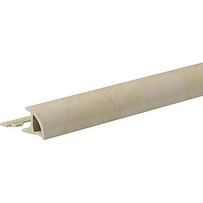 PROFILO JOLLY ECORONDMARM ARCANSAS - PVC MARMO BEIGE CHIARO MM 10X24 H.CM 250- 5 pezzi