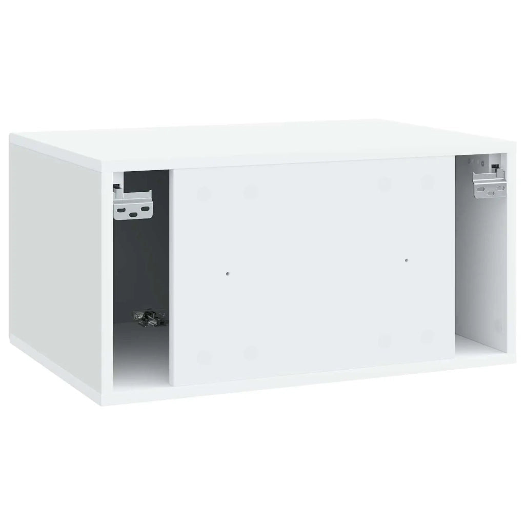 Mobile Porta TV da Muro Bianco 59,5 x 41 x 30 cm 899355
