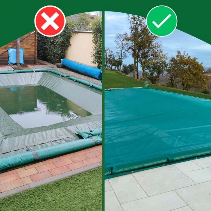 Salsicciotto Ad Aria Polartex® Airtube 0,6 Mm Per Coperture Invernali - Da 14,50 Mt  Piatto 1 Mt Lunghezza: 14.50 m