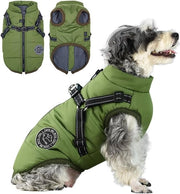 Giubbotto invernale per cani, giubbotto per cani, mantello per cani, costume per cani, giubbotto senza maniche, giubbotto di cotone imbottito con cinturino al petto.